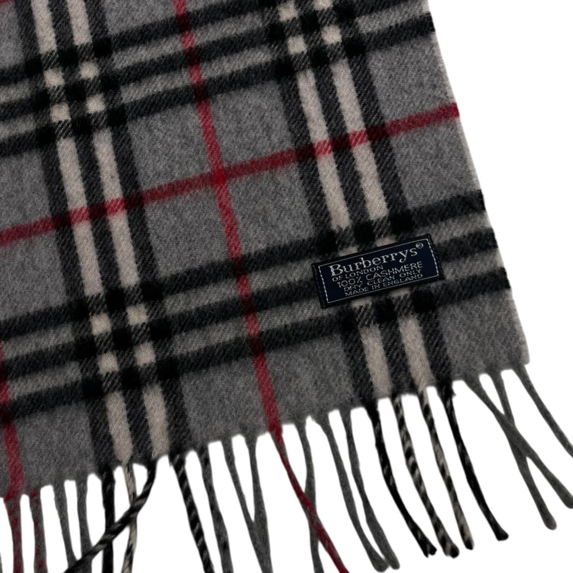버버리 그레이 노바체크 캐시미어 머플러 상품이미지5