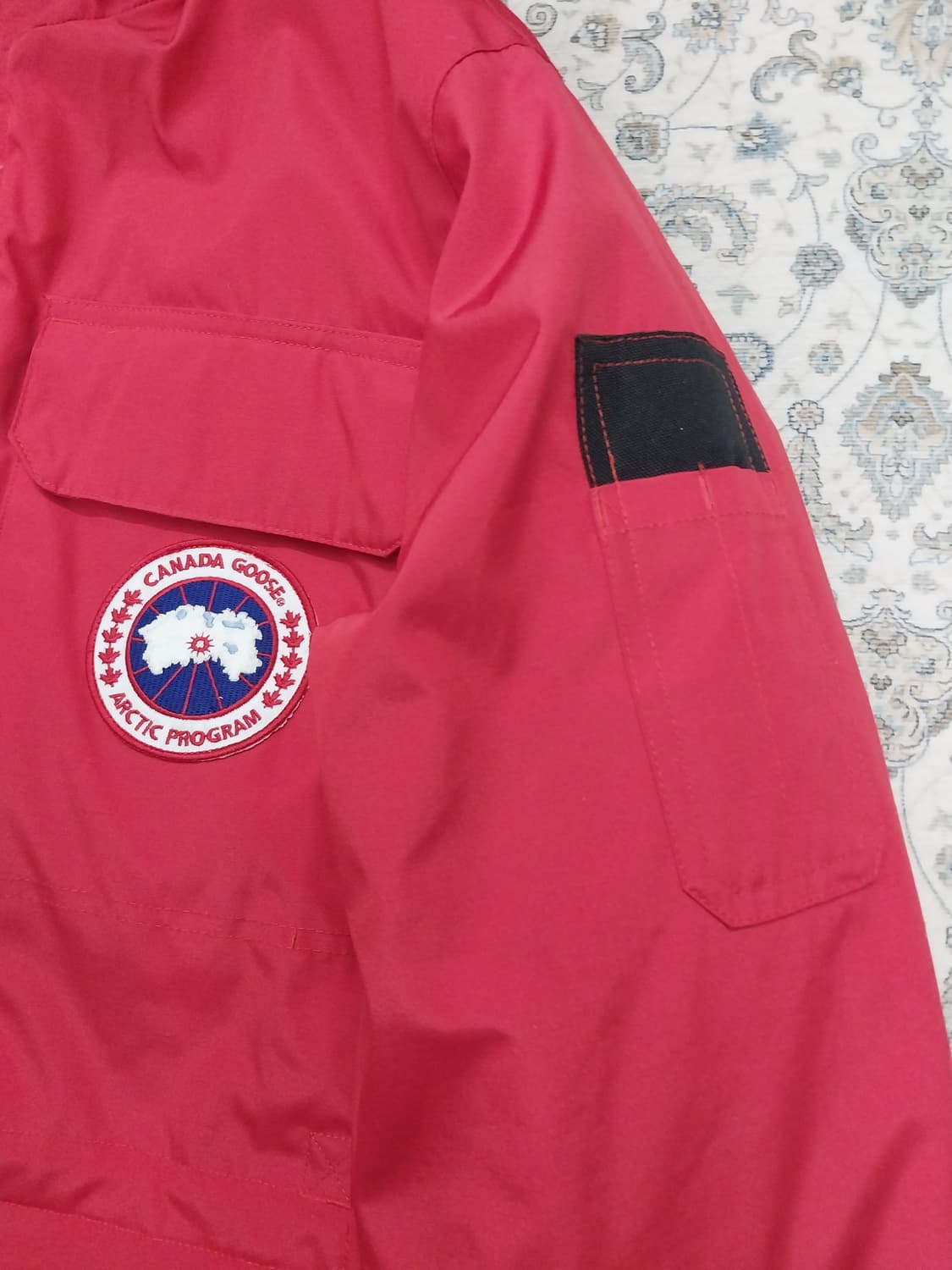캐나다구스 레드 패딩 점퍼 S (크게나옴) 상품이미지3