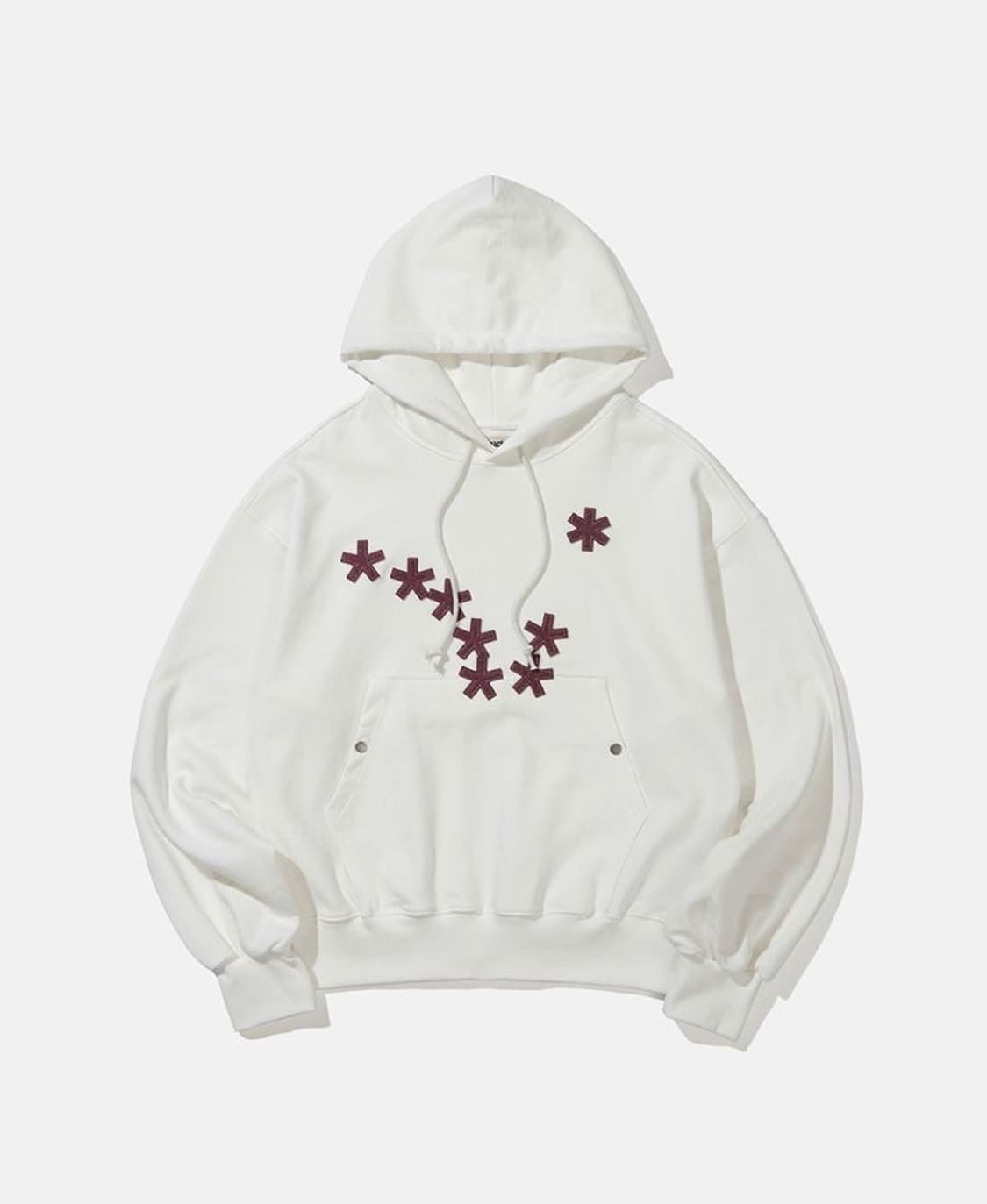 카락터 후드 화이트 00사이즈 상품이미지1