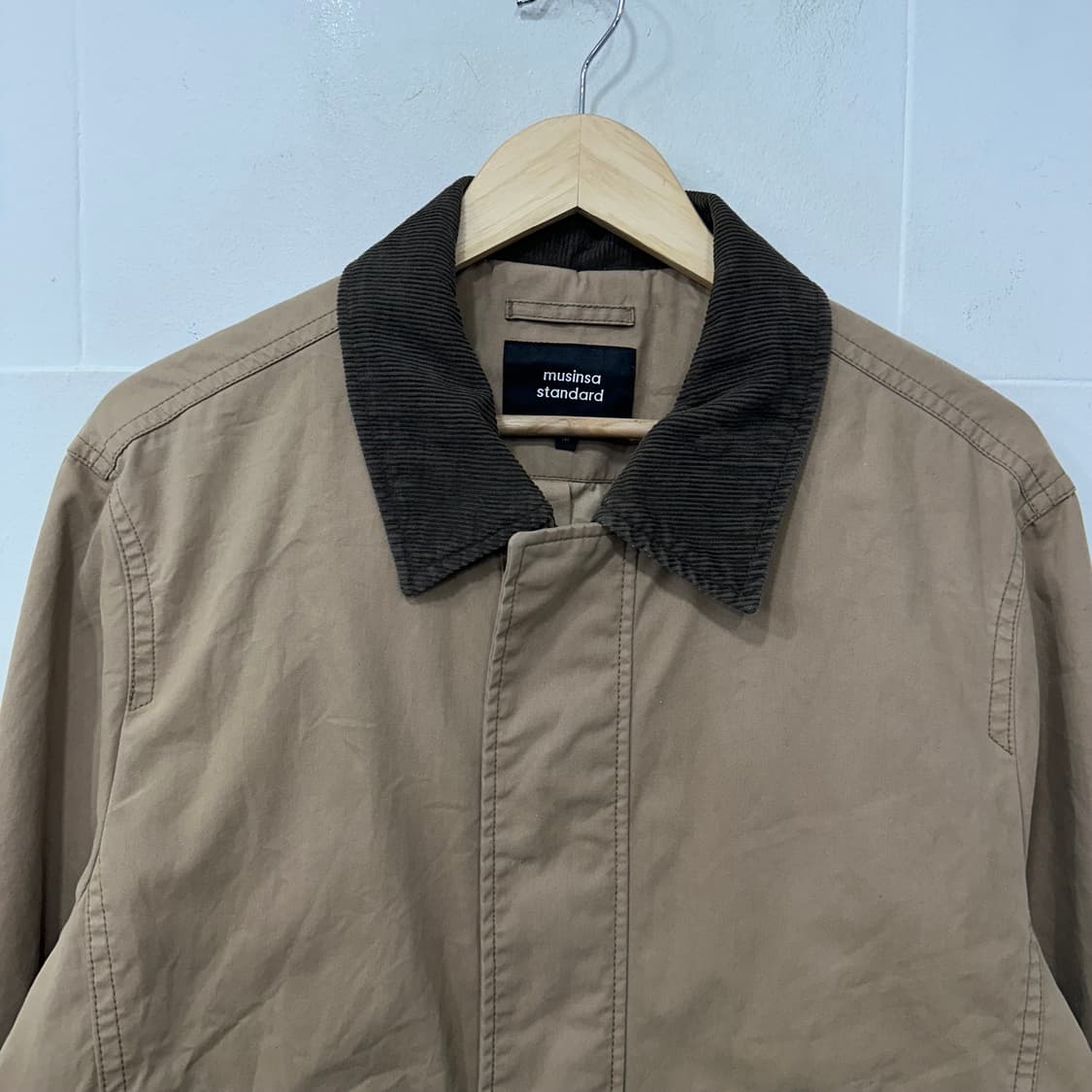 무신사스탠다드 왁스드 헌팅자켓 상품이미지2