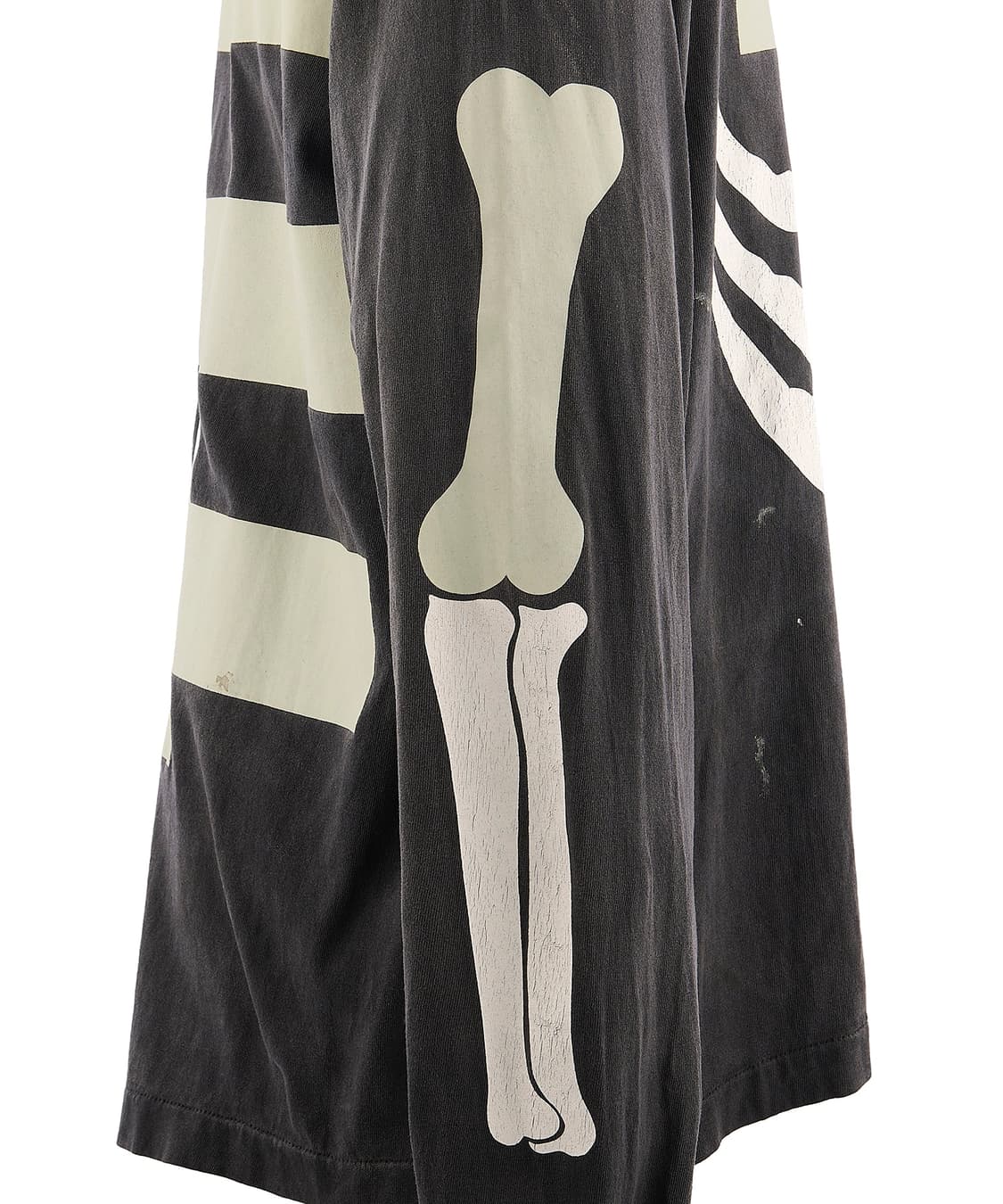 [새상품/XXL] 세인트미카엘 x 바운티헌터 본 롱슬리브 티셔츠 블랙 상품이미지5