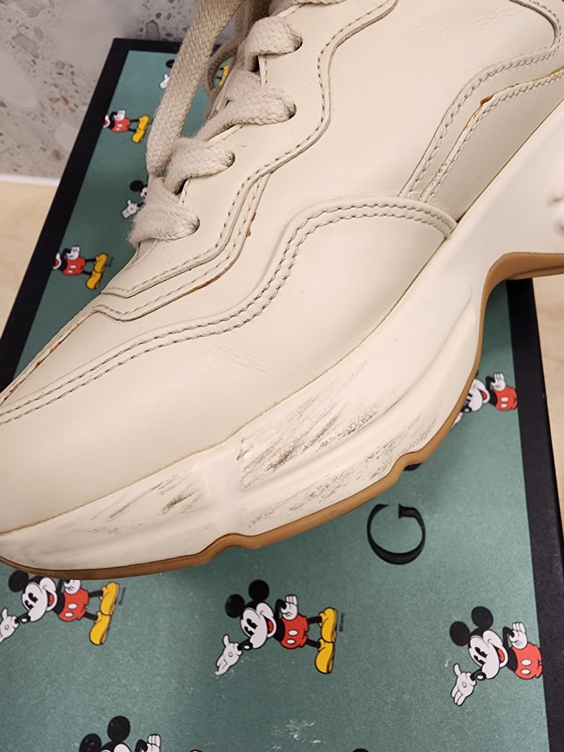 구찌 X 디즈니 라이톤 여성 스니커즈 602049 34 1/2 상품이미지7