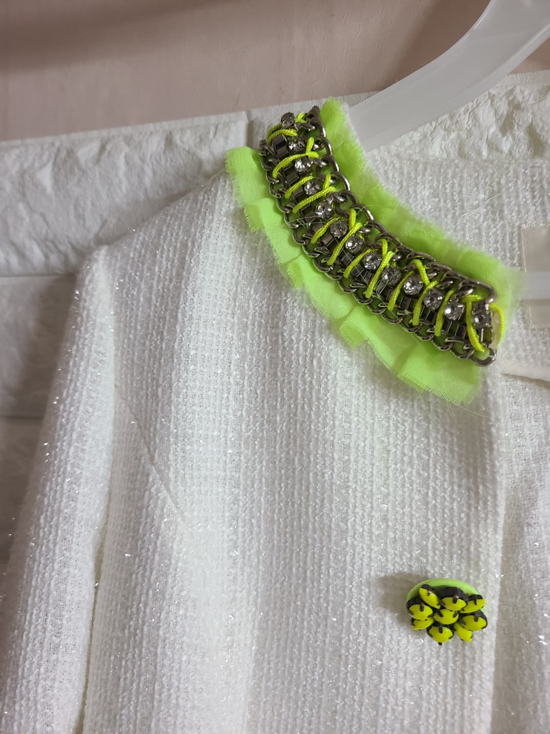 제시뉴욕 보석 트위드 재킷(55-66) 상품이미지2