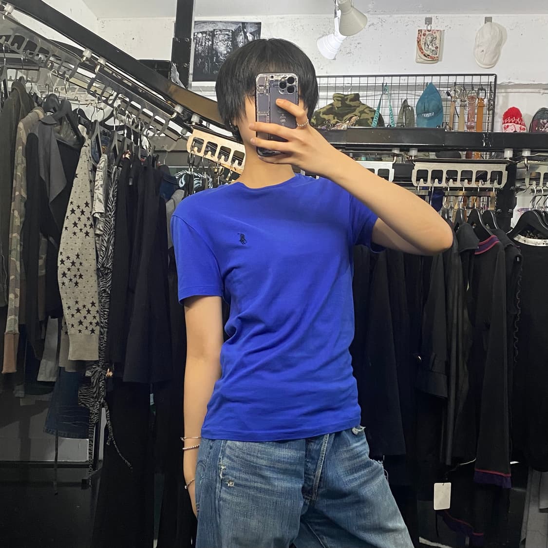 Polo Ralph Lauren 베이직 로고 자수 반팔 티셔츠 상품이미지6