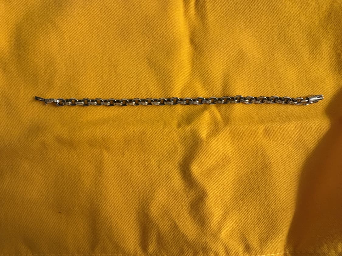 크롬하츠 페이퍼체인 팔찌 6.5인치 상품이미지2