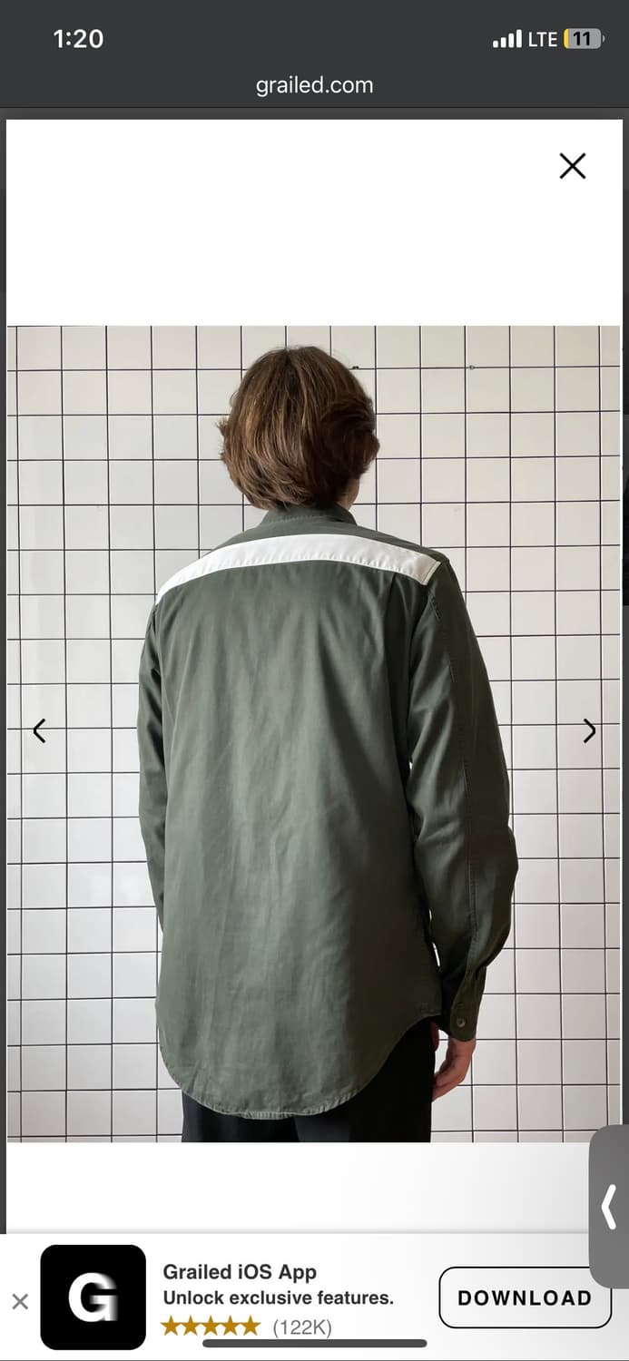 헬무트랭 1997 스트라이프 셔츠 48 상품이미지5