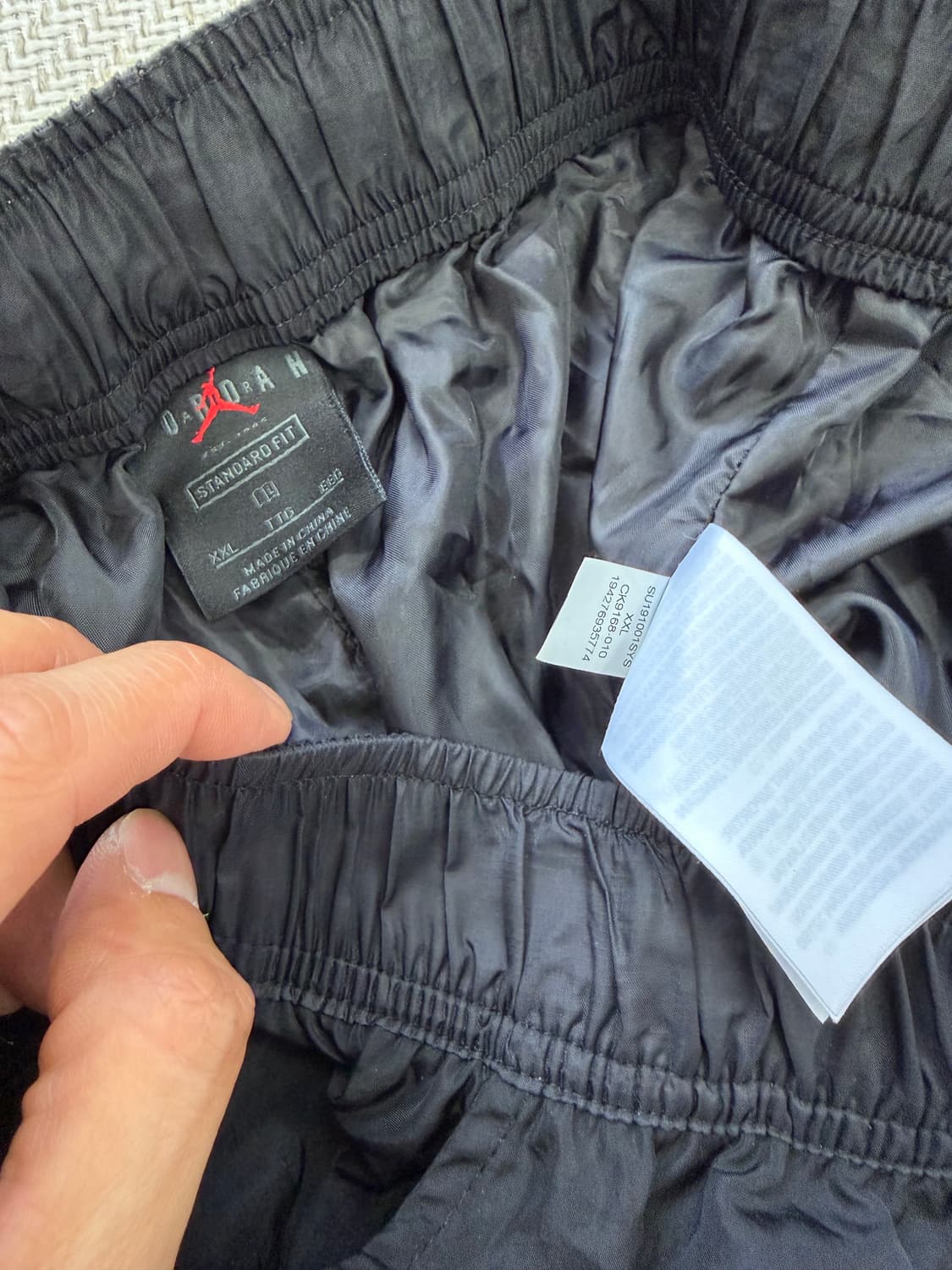 정품) 나이키 조던 블랙 카고 나일론 팬츠 XXL 상품이미지7