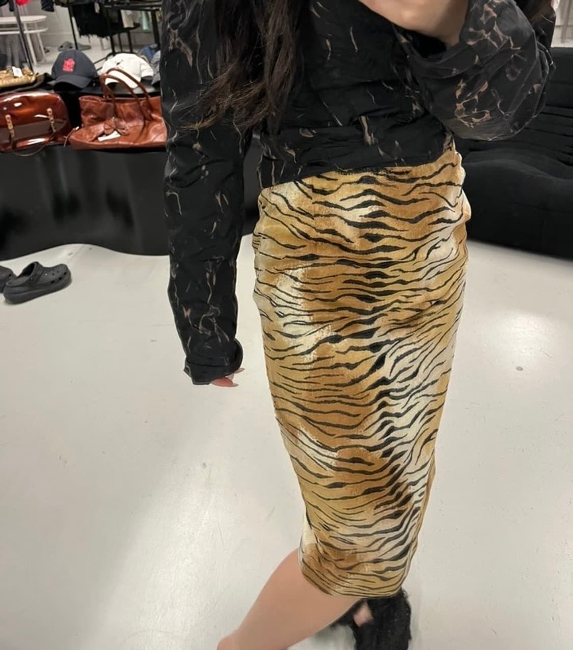 MAX&CO tiger print skirt  상품이미지1