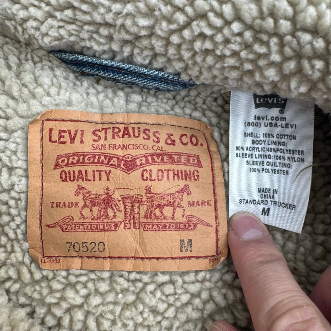 리바이스 쉐르파 자켓  상품이미지5