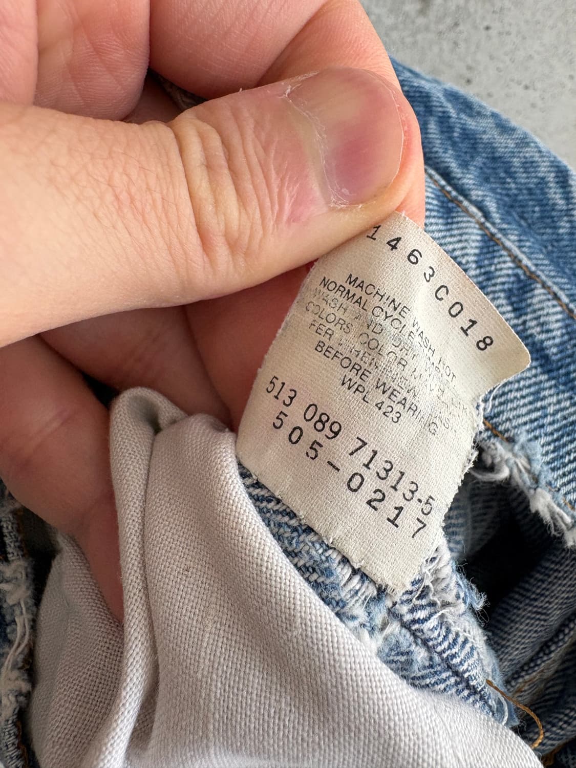 90s 리바이스 505 Made in USA 상품이미지5