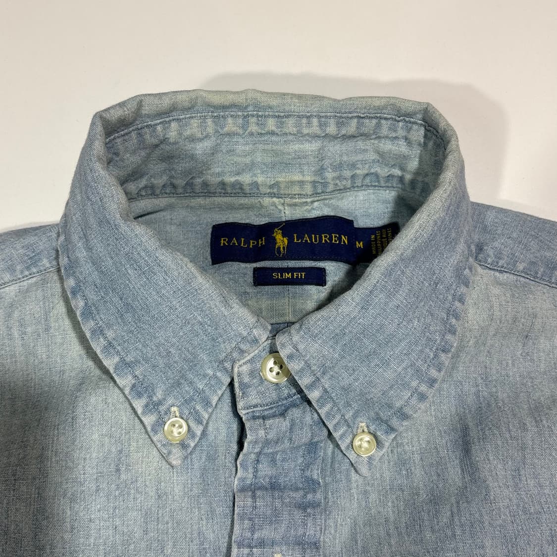폴로랄프로렌 연청 데님 셔츠 상품이미지3