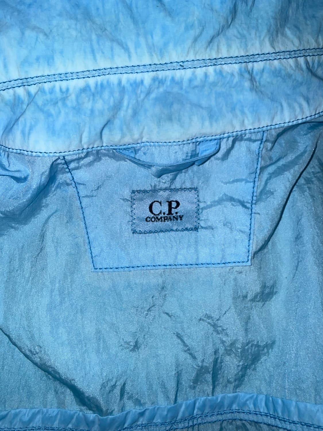 CP컴퍼니 고글 후드 자켓 스카이블루 상품이미지5