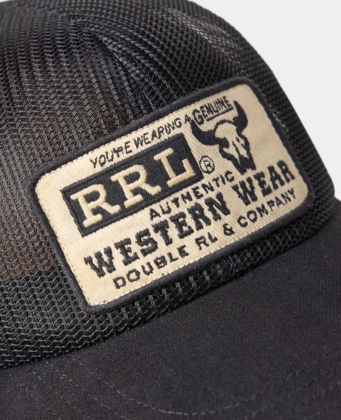 RRL 데님 빌 메시 트러커 캡 새상품 상품이미지4