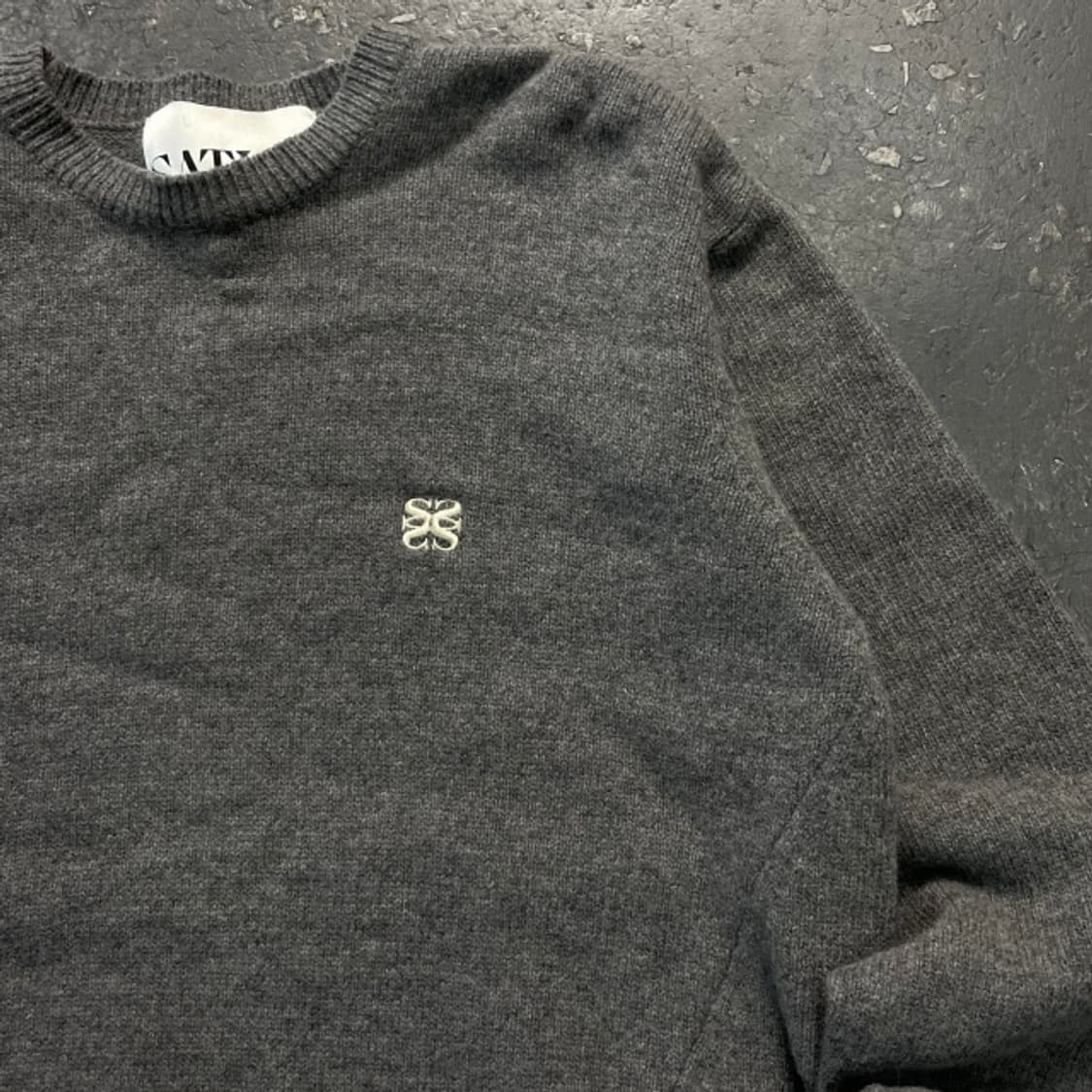 100 세터 더블린 언발란스 캐시미어 니트  상품이미지2