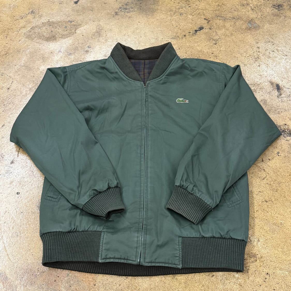 [정품/100] 라코스테 올드스쿨 리버시블 블루종 자켓 b10 상품이미지3