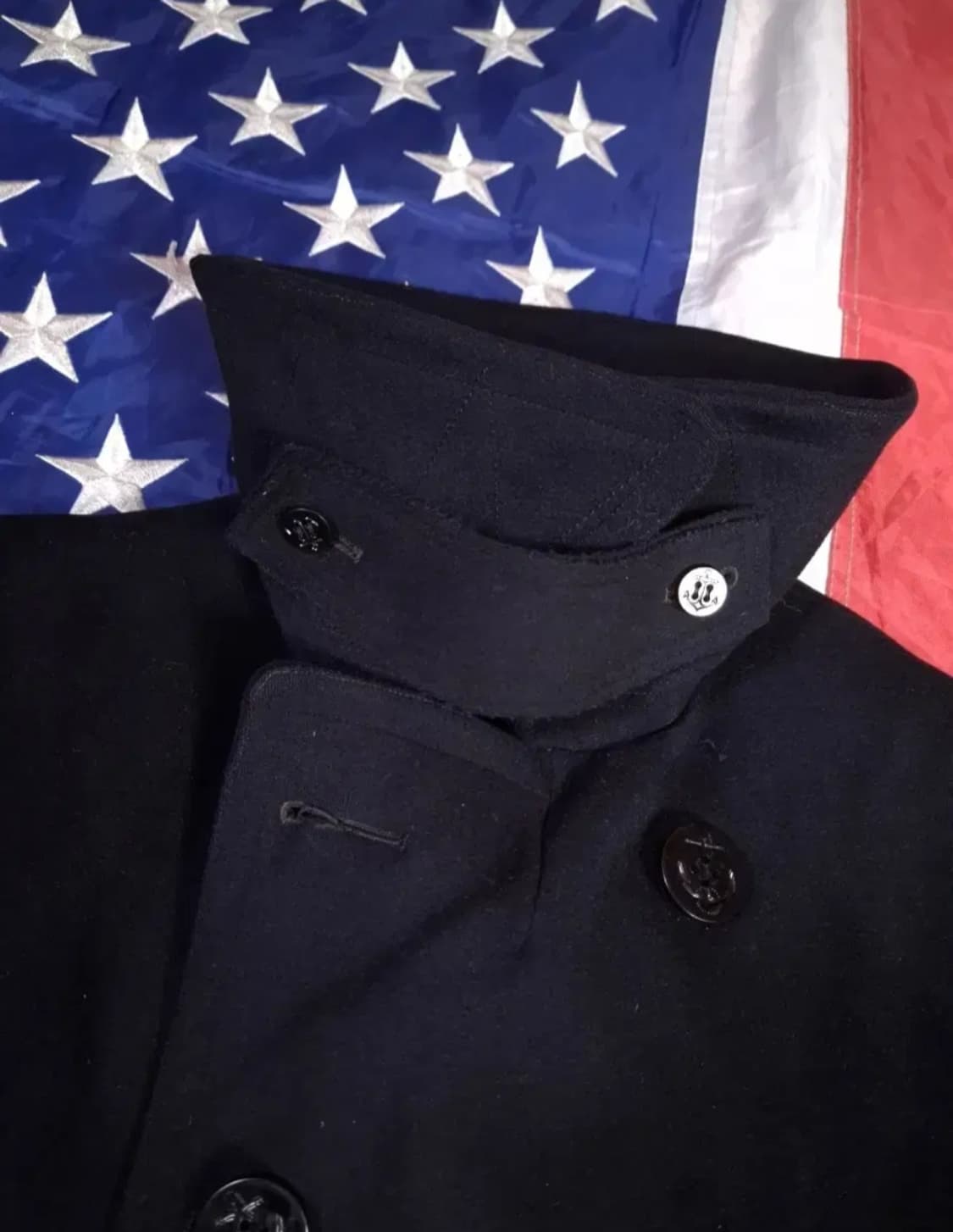 오리지날 WW2 미해군 울 피코트 상품이미지2