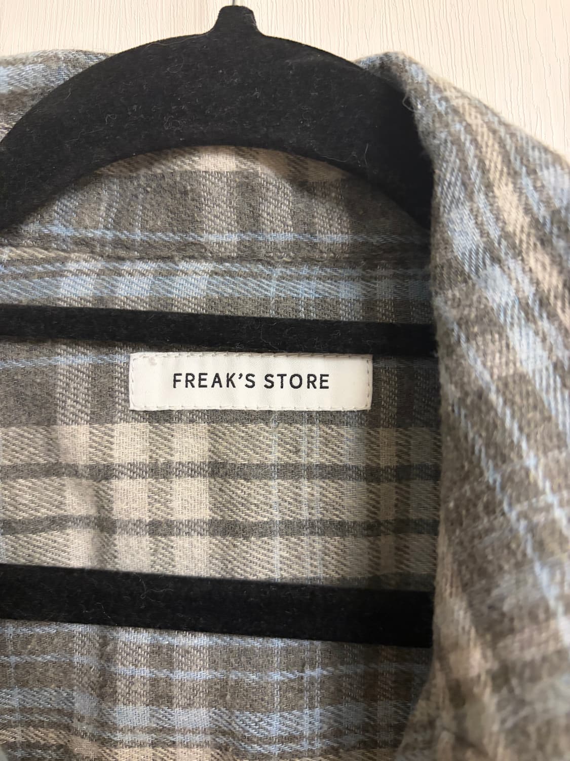 [새상품] 프릭스스토어 그레이 체크 셔츠 상품이미지4