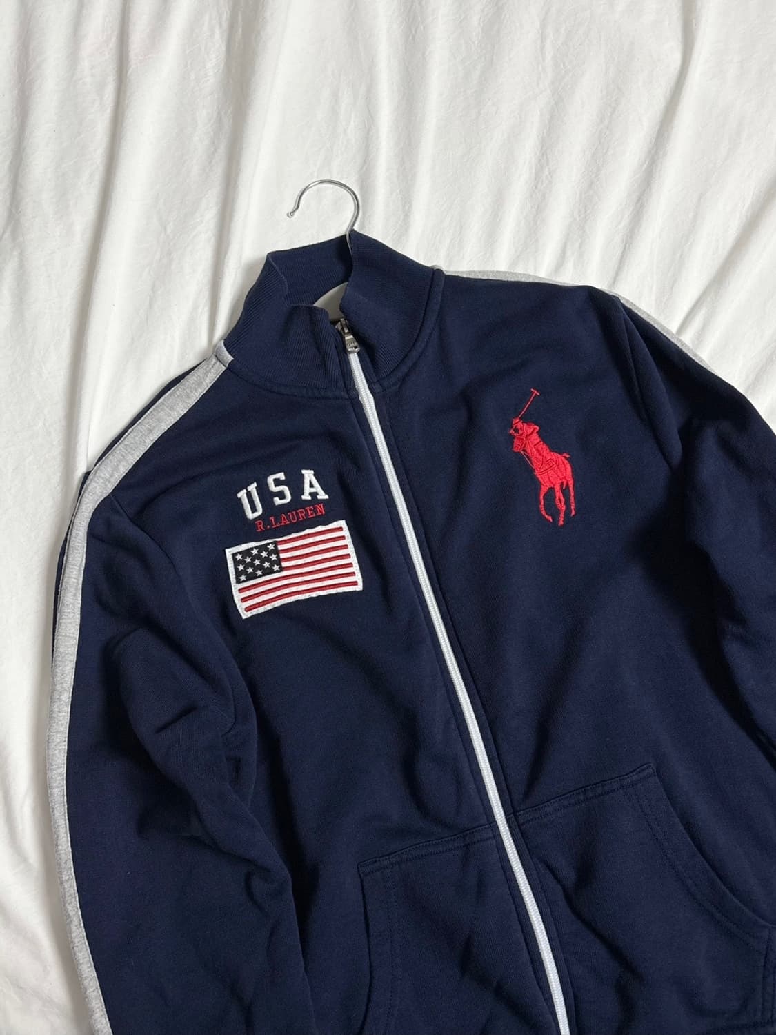 폴로 빅포니 usa 네이비 집업 상품이미지4