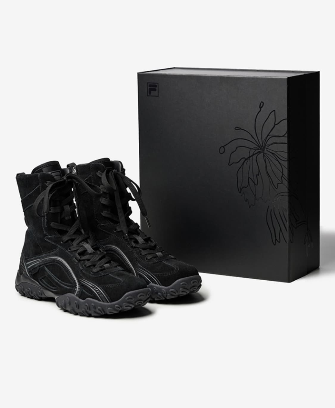 (230) 휠라 한소희 콜라보 에샤페 블랙 상품이미지1