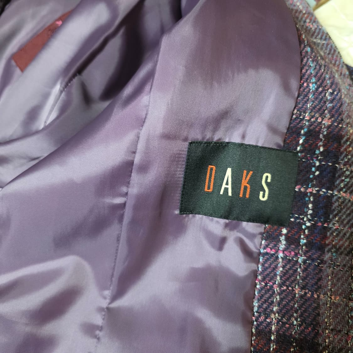 닥스 여성 체크 자켓 66 상품이미지4