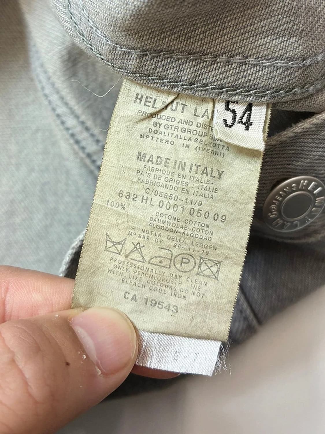 헬무트랭 90s Raw Classic 트러커 데님 자켓 PN5203 상품이미지10