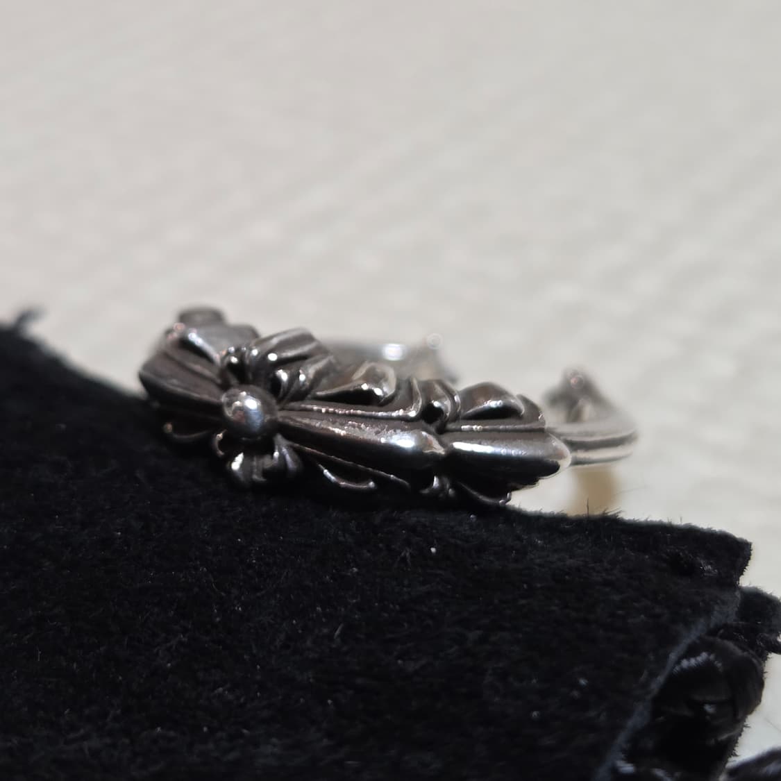 크롬하츠 베이비 더블 플로랄 링 US5.5 상품이미지4