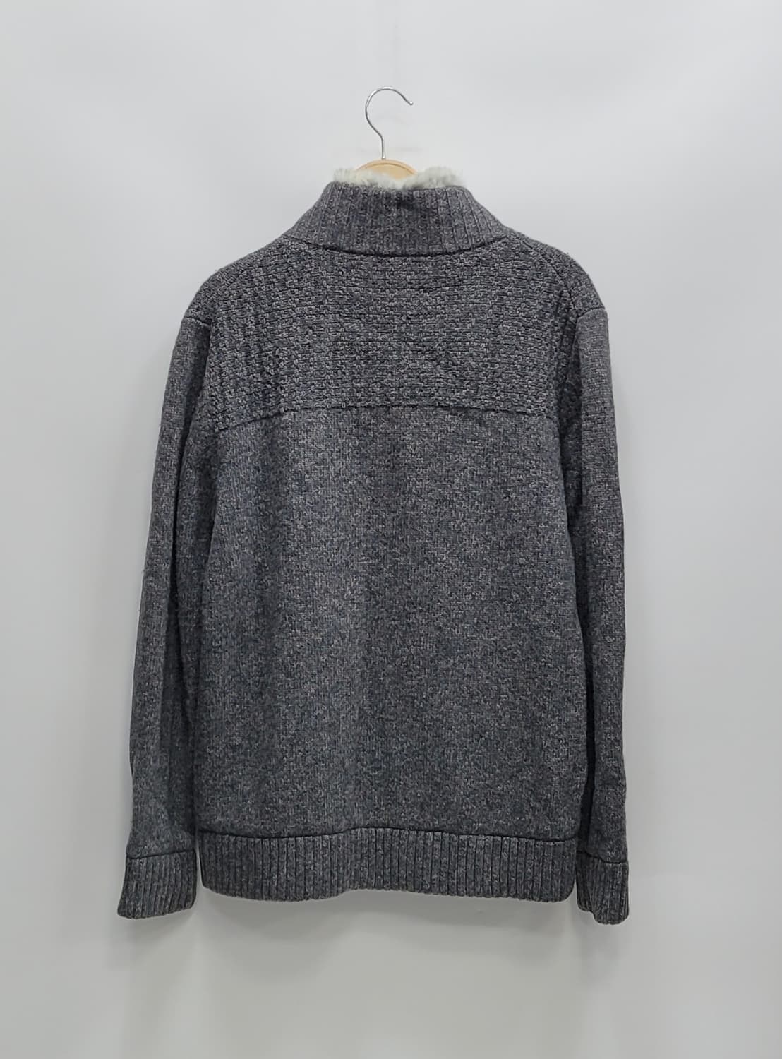 HAZZYS 헤지스 렉스퍼 방풍 울 집업 가디건 / 남 105 진그레이
 상품이미지2