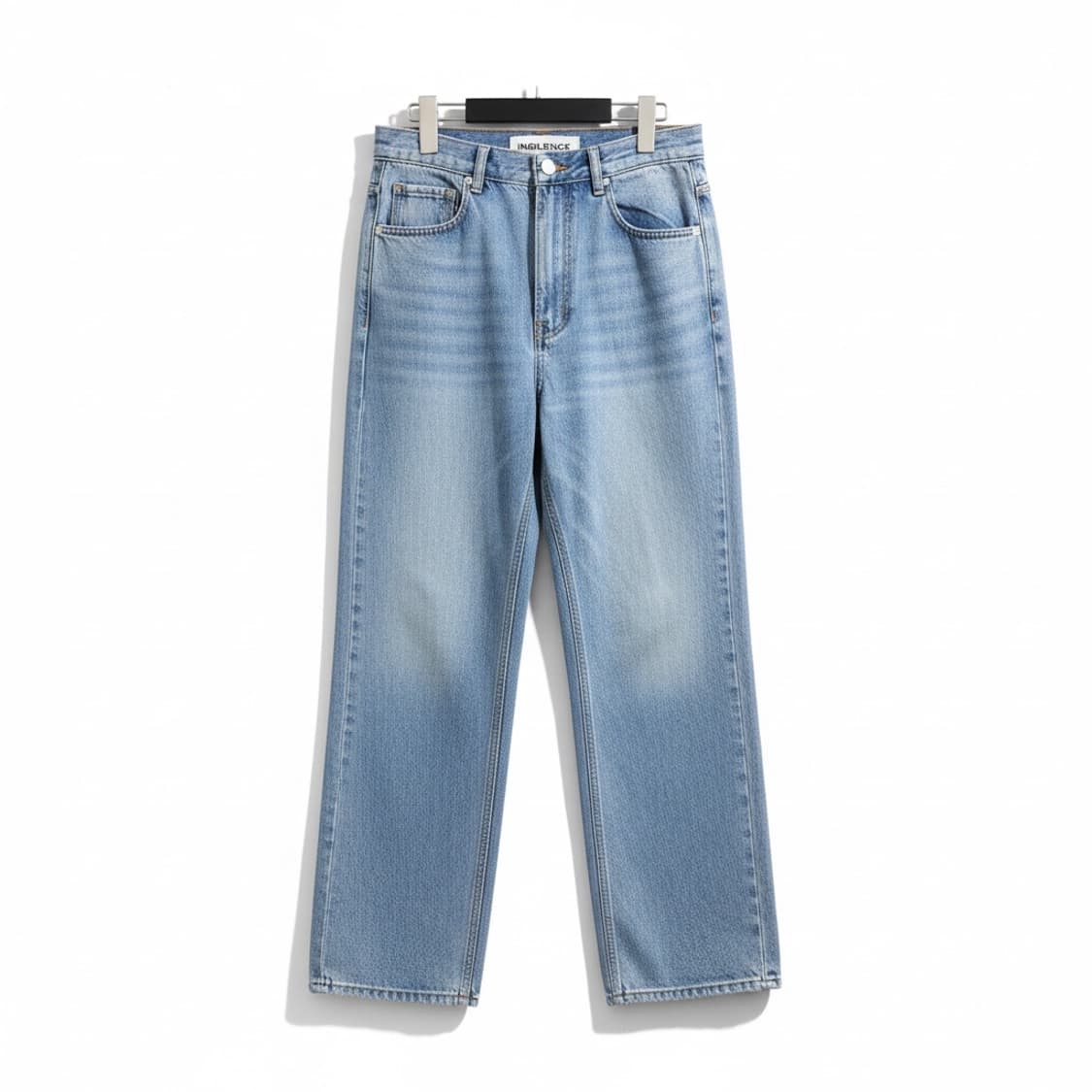 인사일런스 데님 와이드 청바지 S 상품이미지1
