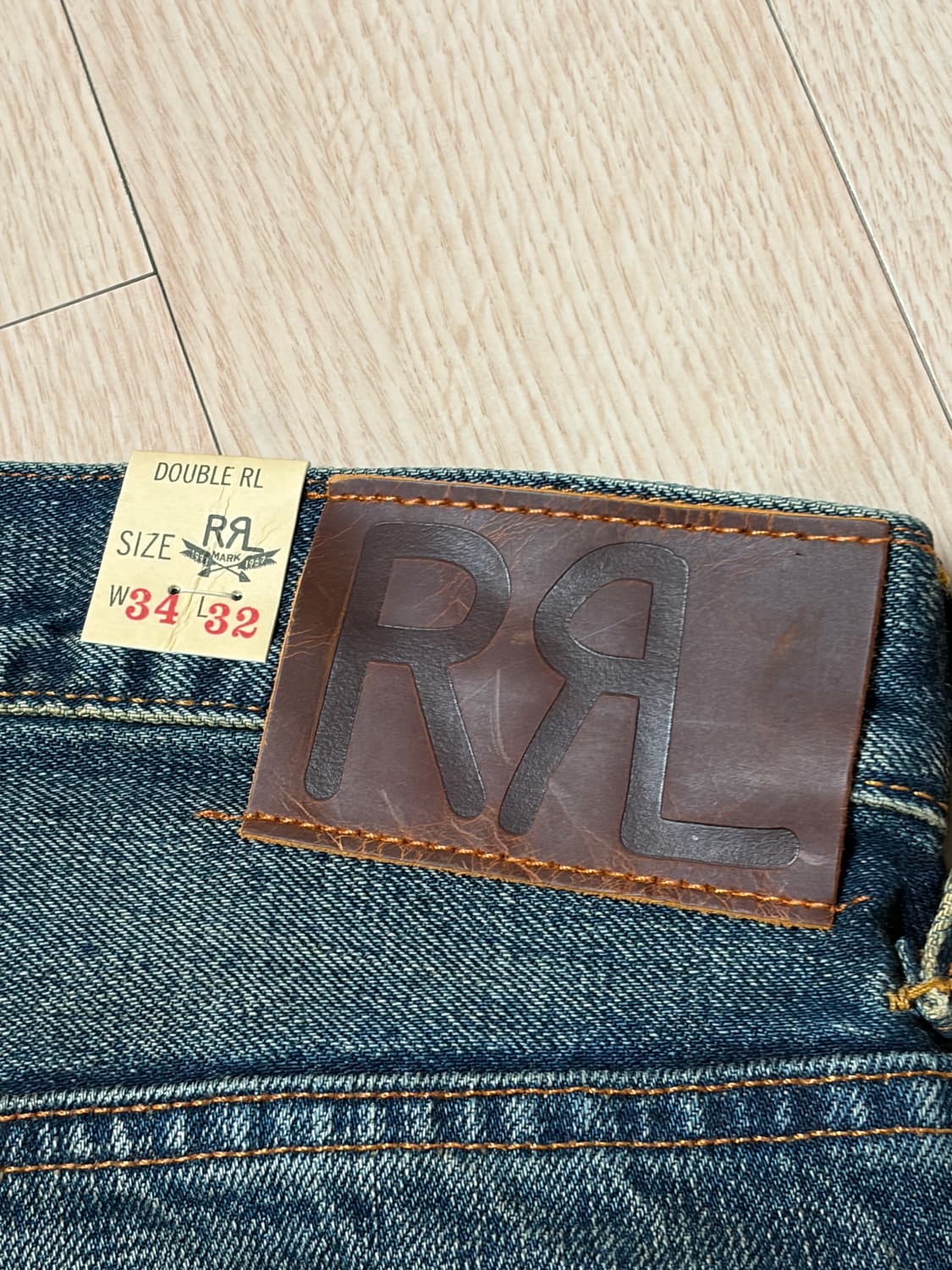 (34x32) RRL 빈티지파이브포켓 기빈스 빈파포 청바지 상품이미지5