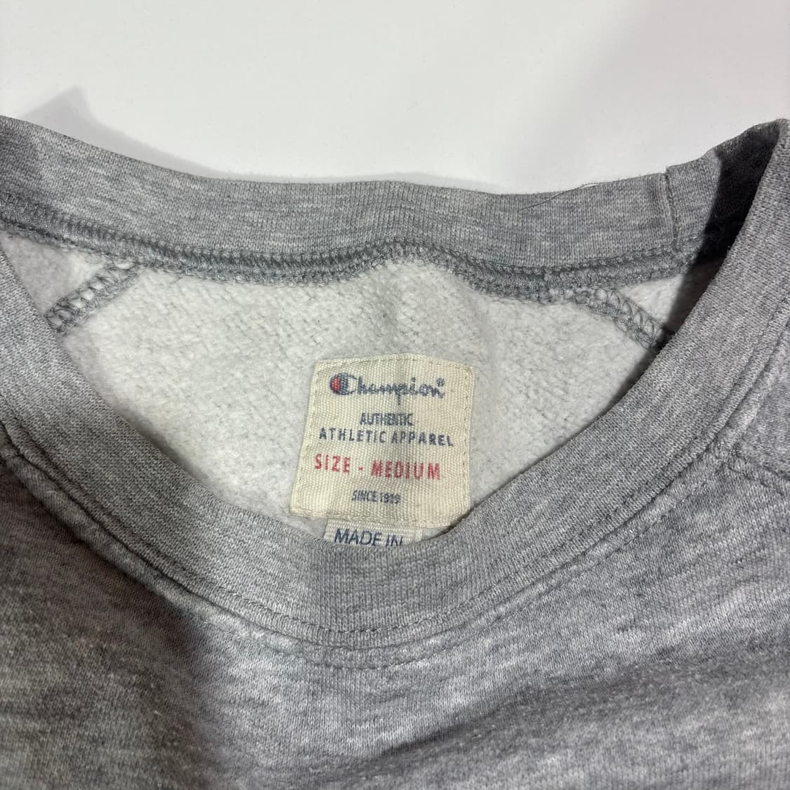 챔피온 그레이 로고 맨투맨 상품이미지4