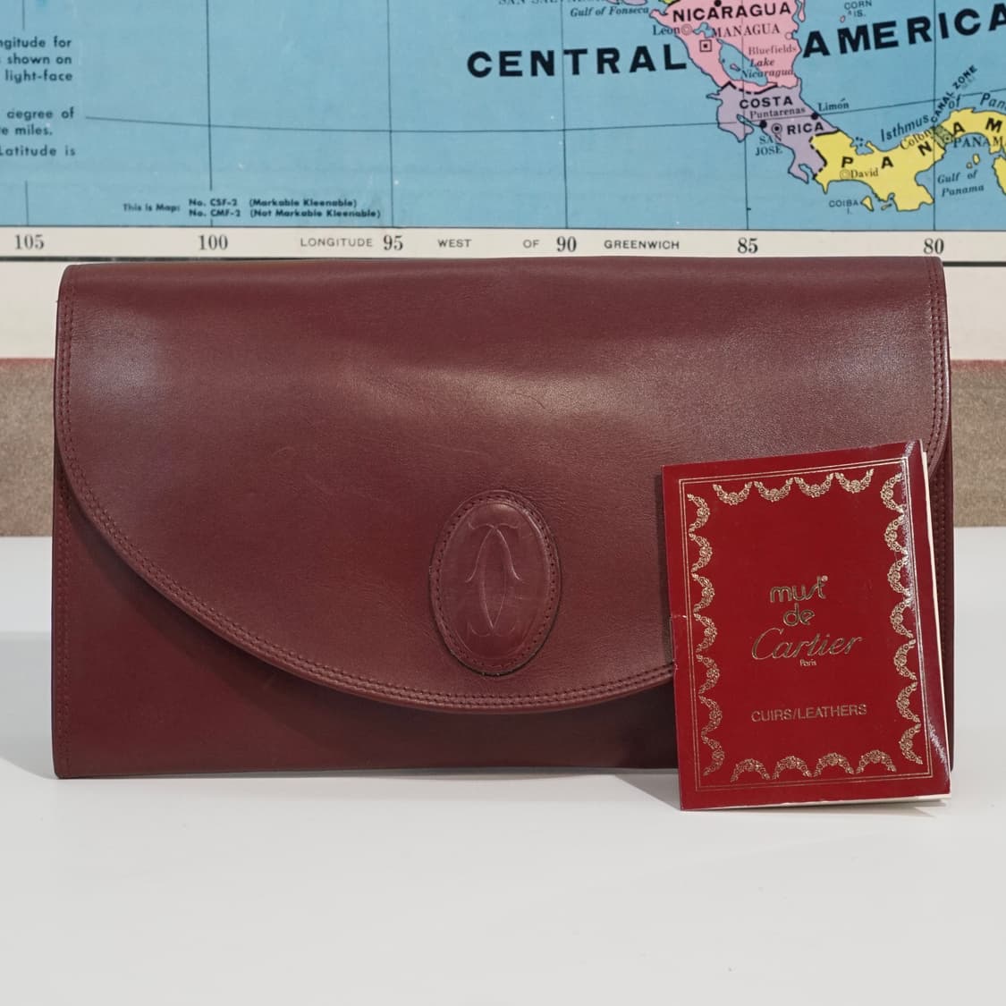 80s 까르띠에 보르도 클러치 백 상품이미지2