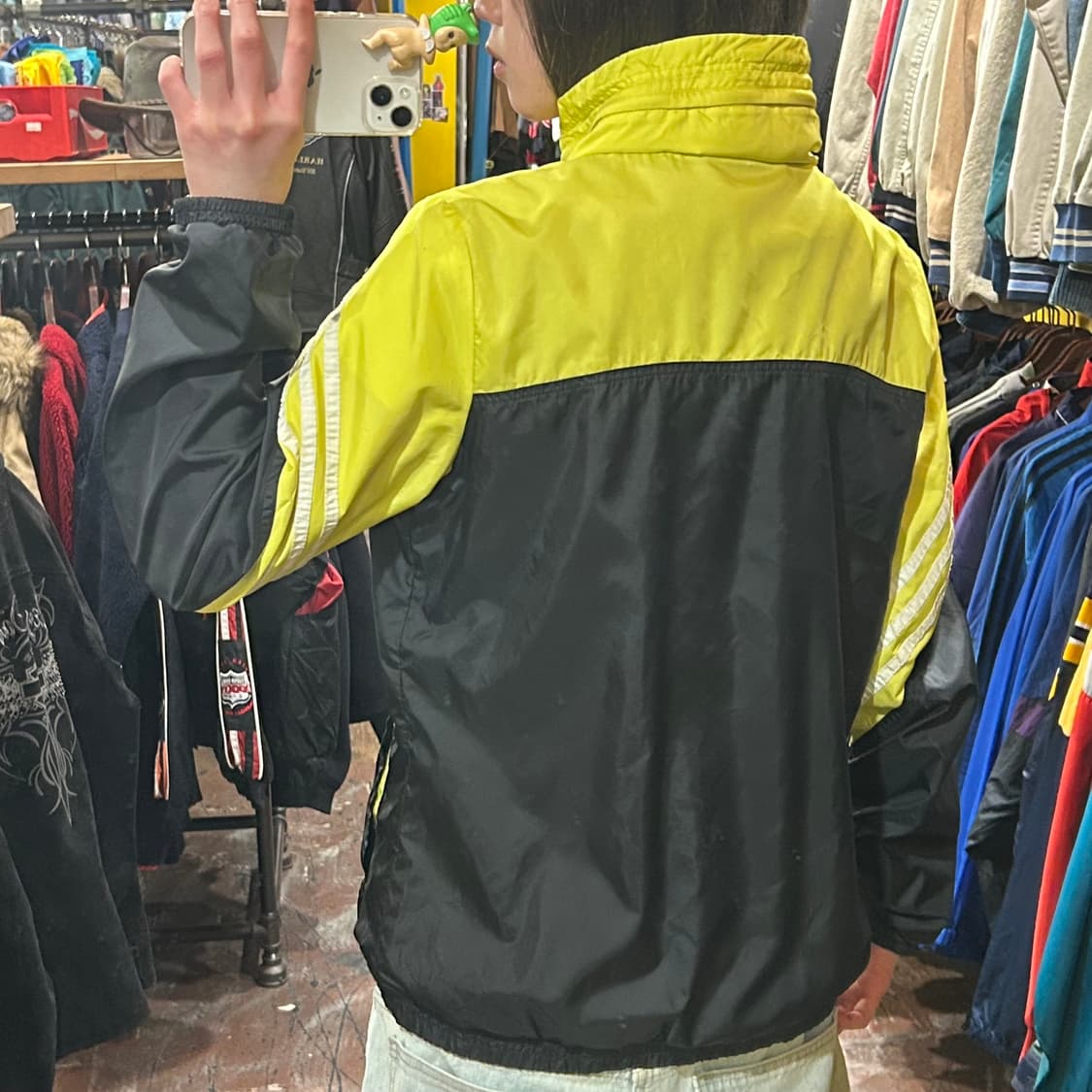 [HI] 이디다스 바람막이 옐로우&블랙 상품이미지5