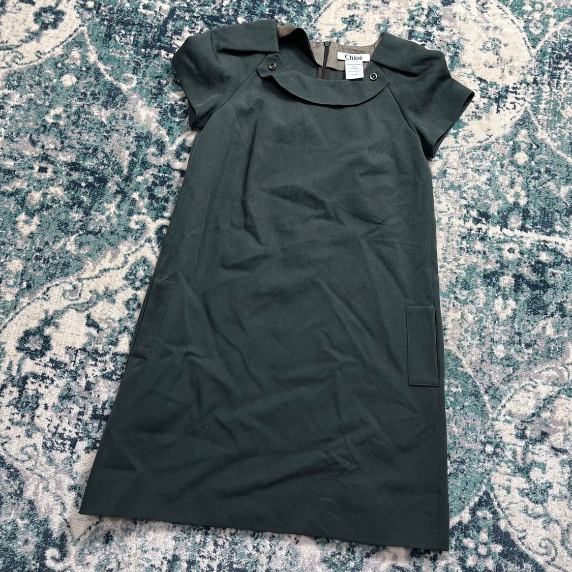 Chloe France 끌로에 카본 넥 라인 원피스 (38) 상품이미지2