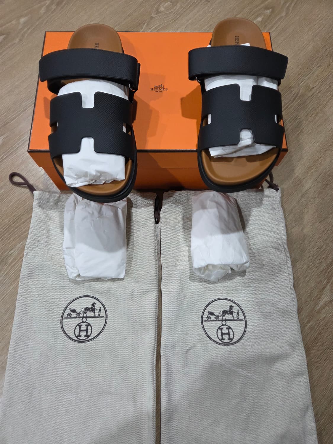 정품 에르메스 시프레 샌들 앱송&에뚜쁘(미사용신품) 상품이미지1