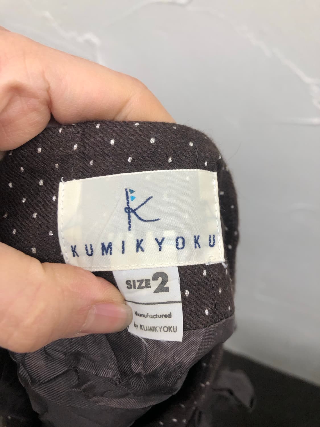 kumikyoku 도트 리본 스커트 상품이미지5