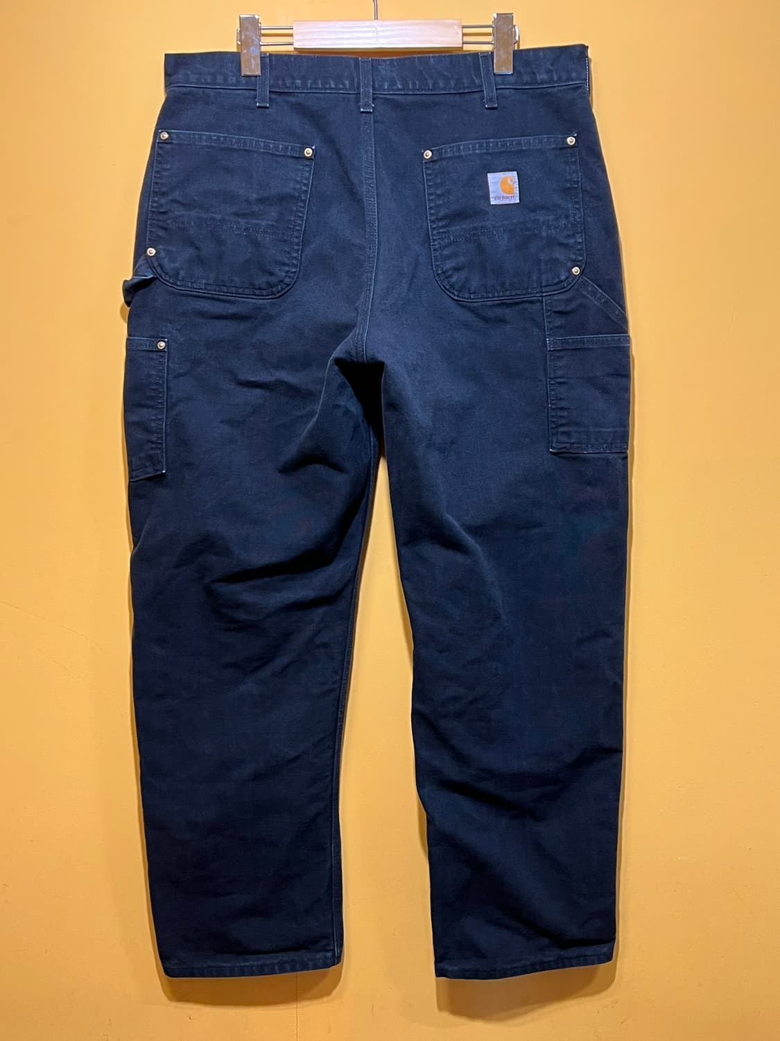 [36x32] 칼하트 USA 워크팬츠 더블니 B01 블랙 빈티지 페이드 상품이미지8