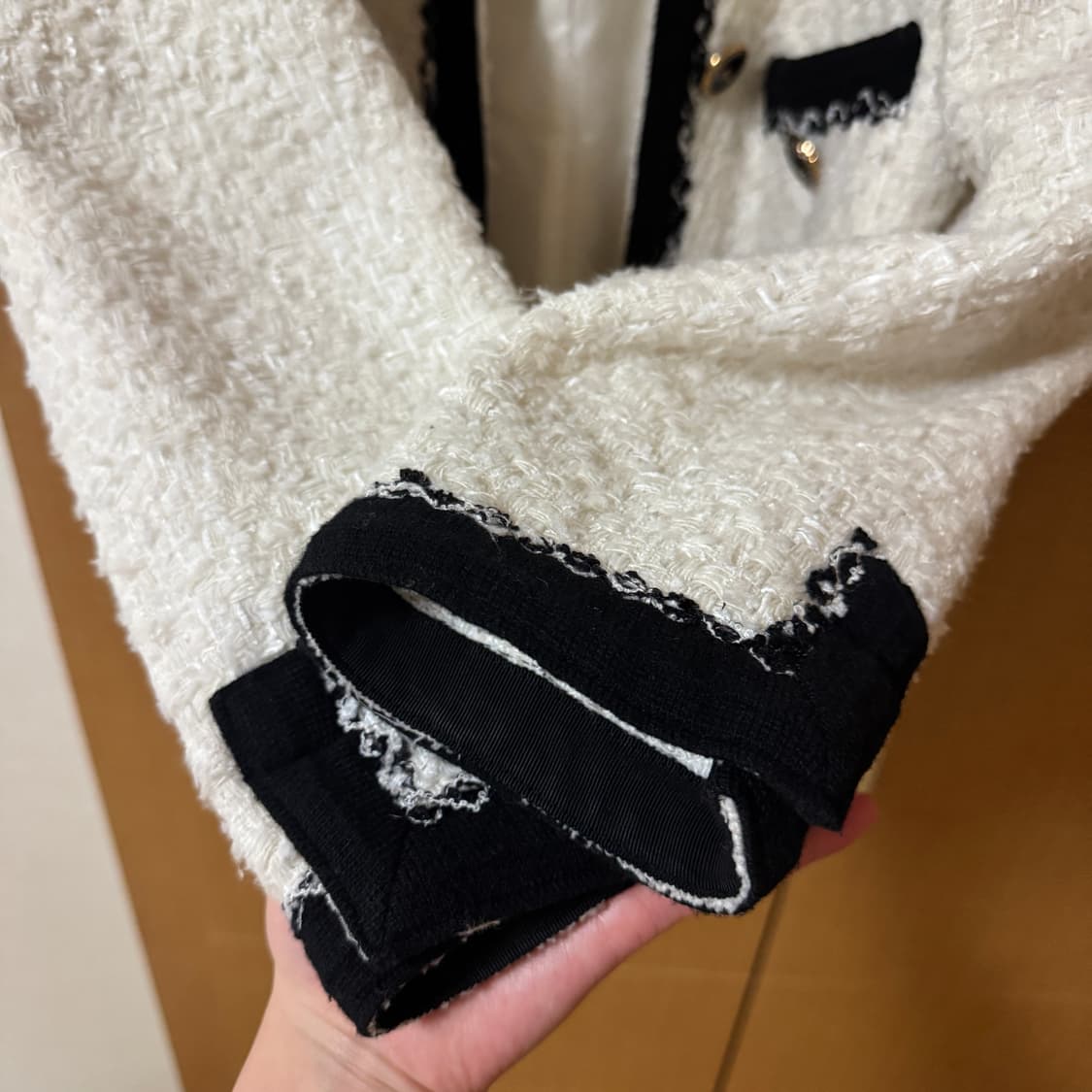 55 한섬 보브 vov 트위드 자켓 상품이미지3