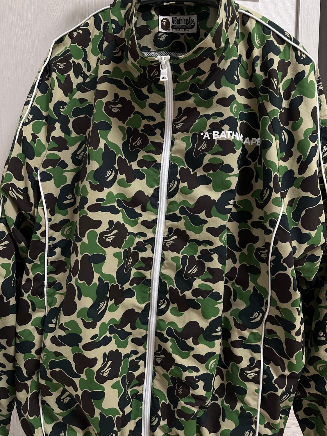 BAPE 베이프 카모 트랙 자켓 그린 상품이미지3