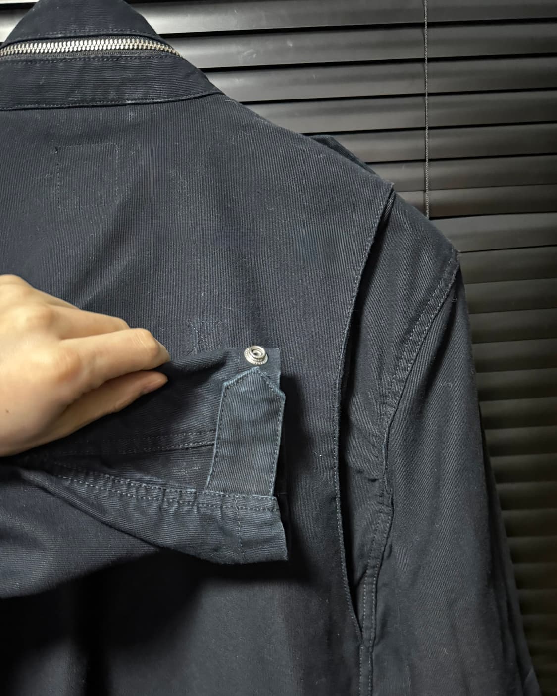 칼하트 멀티 포켓 필드 워크 자켓 네이비 남색 M 95 m65 집업 야상 상품이미지7