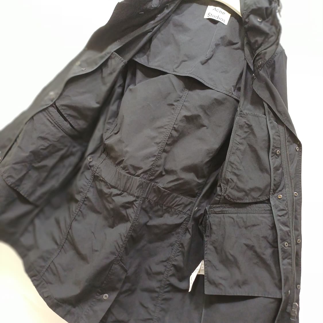 국내 아크네스튜디오 몬트리올 트렌치 코트 블랙 남성 S 사랑봉봉 상품이미지3