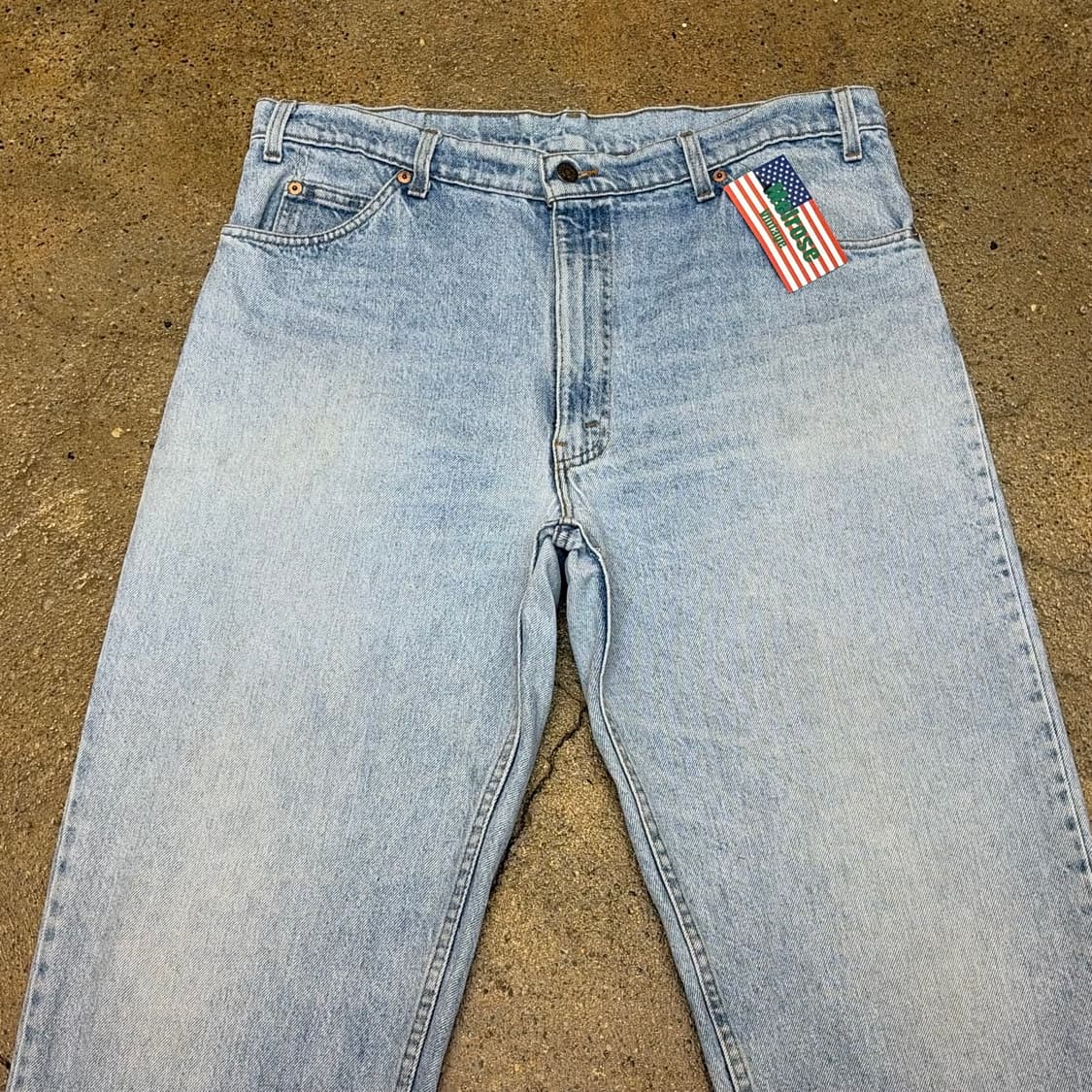 90s Made in USA  빈티지 리바이스 550 연청 청바지  상품이미지2