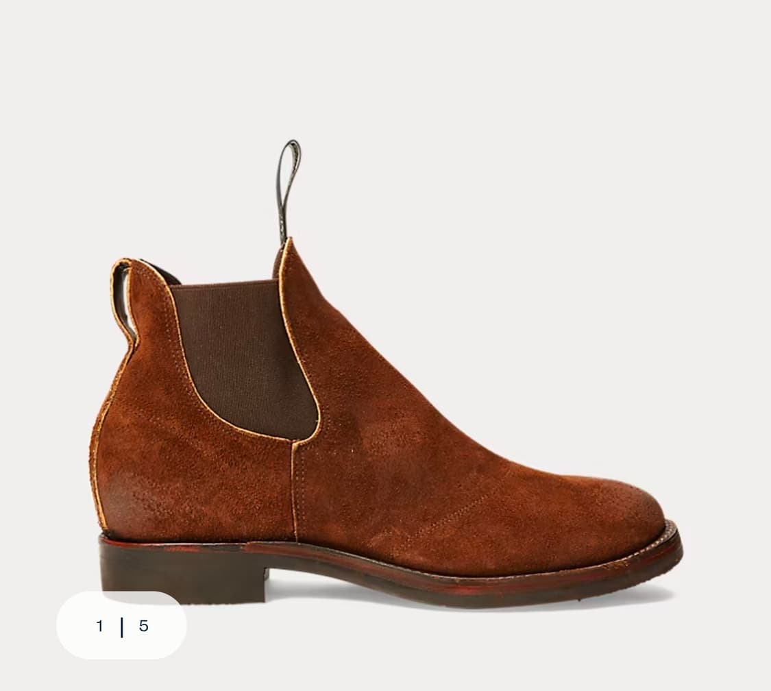 RRL 콩그레스 스웨이드 9D 상품이미지1