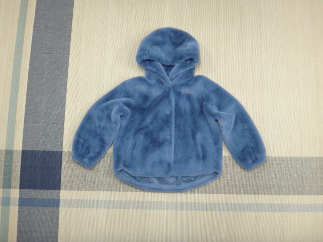 (S/55) LBL 여성 페이크 밍크 퍼 후드 자켓 상품이미지1