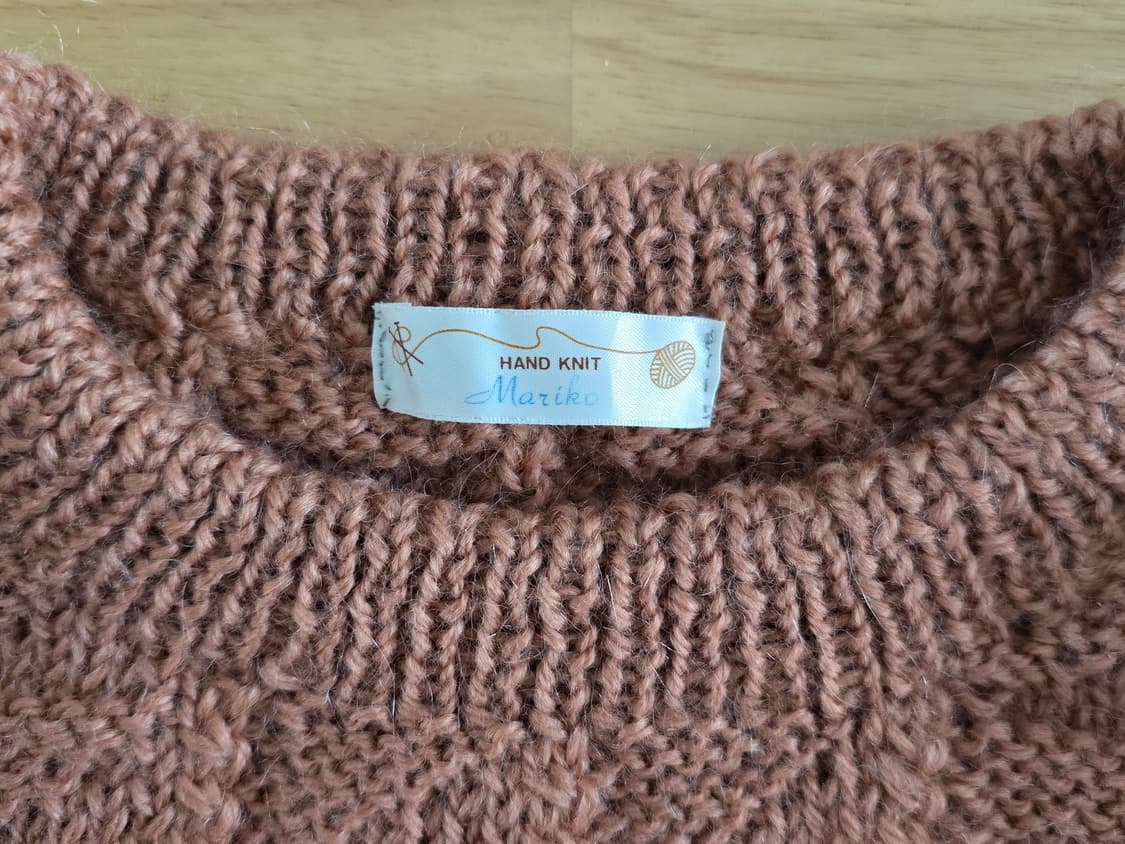 Hand knit mariko 울 니트 스웨터  상품이미지4