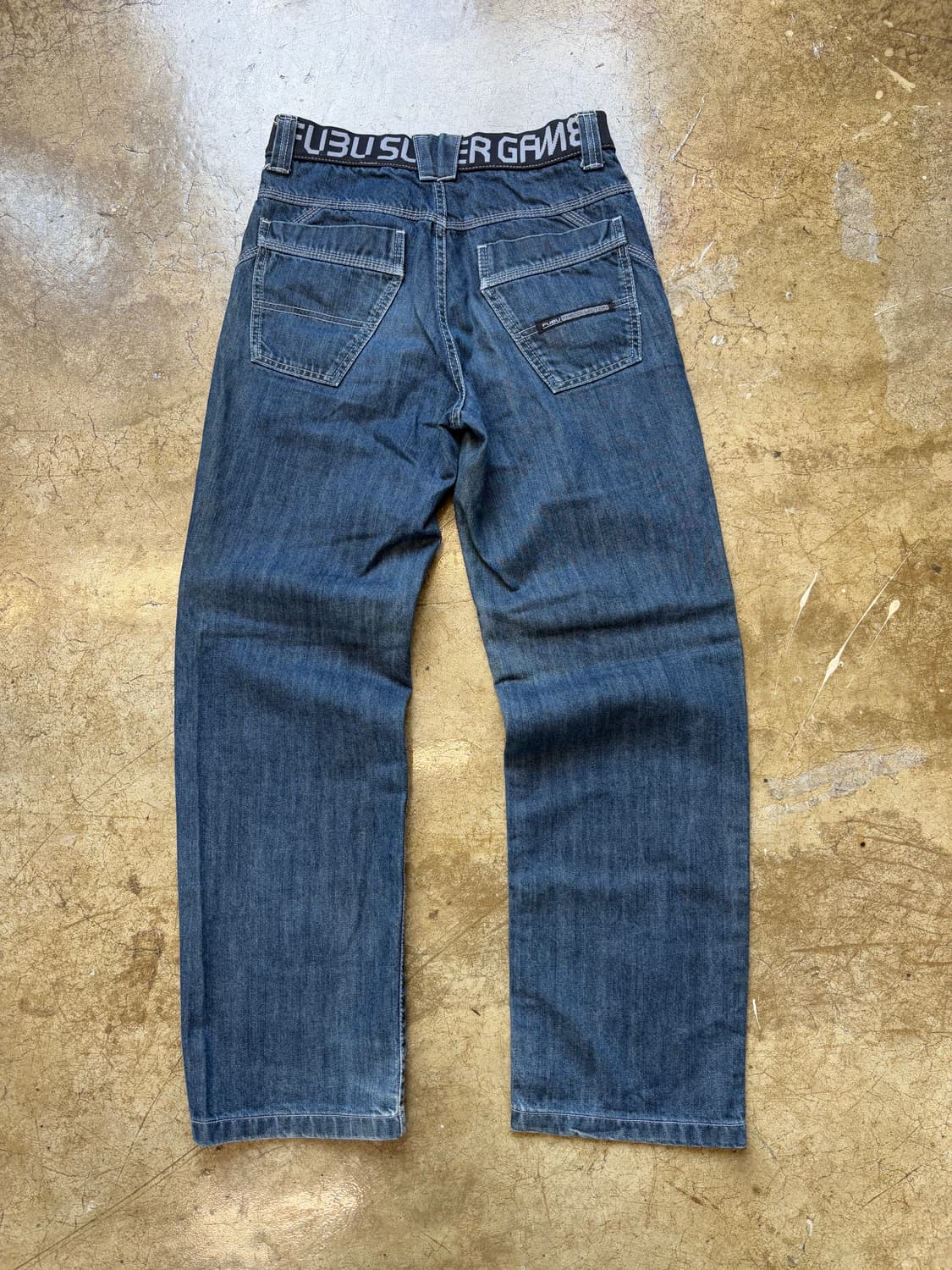 FUBU 자수 카펜더 데님 팬츠 상품이미지7