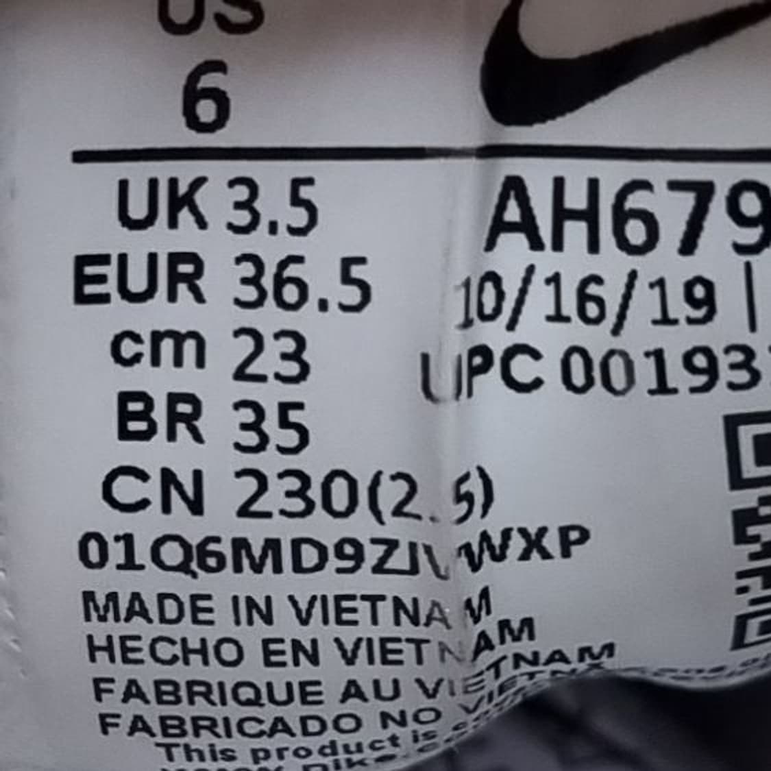 나이키 에어맥스 98 트리플화이트 230. 상품이미지6