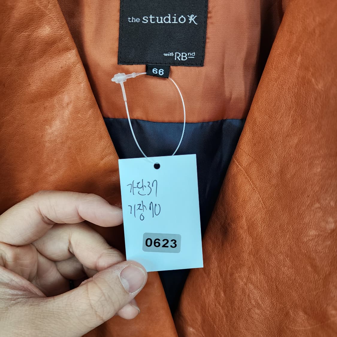 the스튜디오 오렌지 레더 자켓 상품이미지9