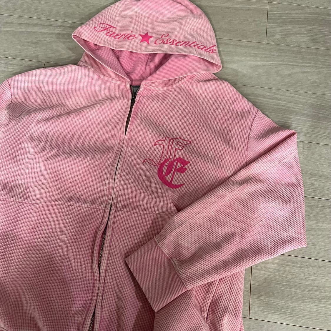 샵페어리 와플 후드집업 상품이미지2