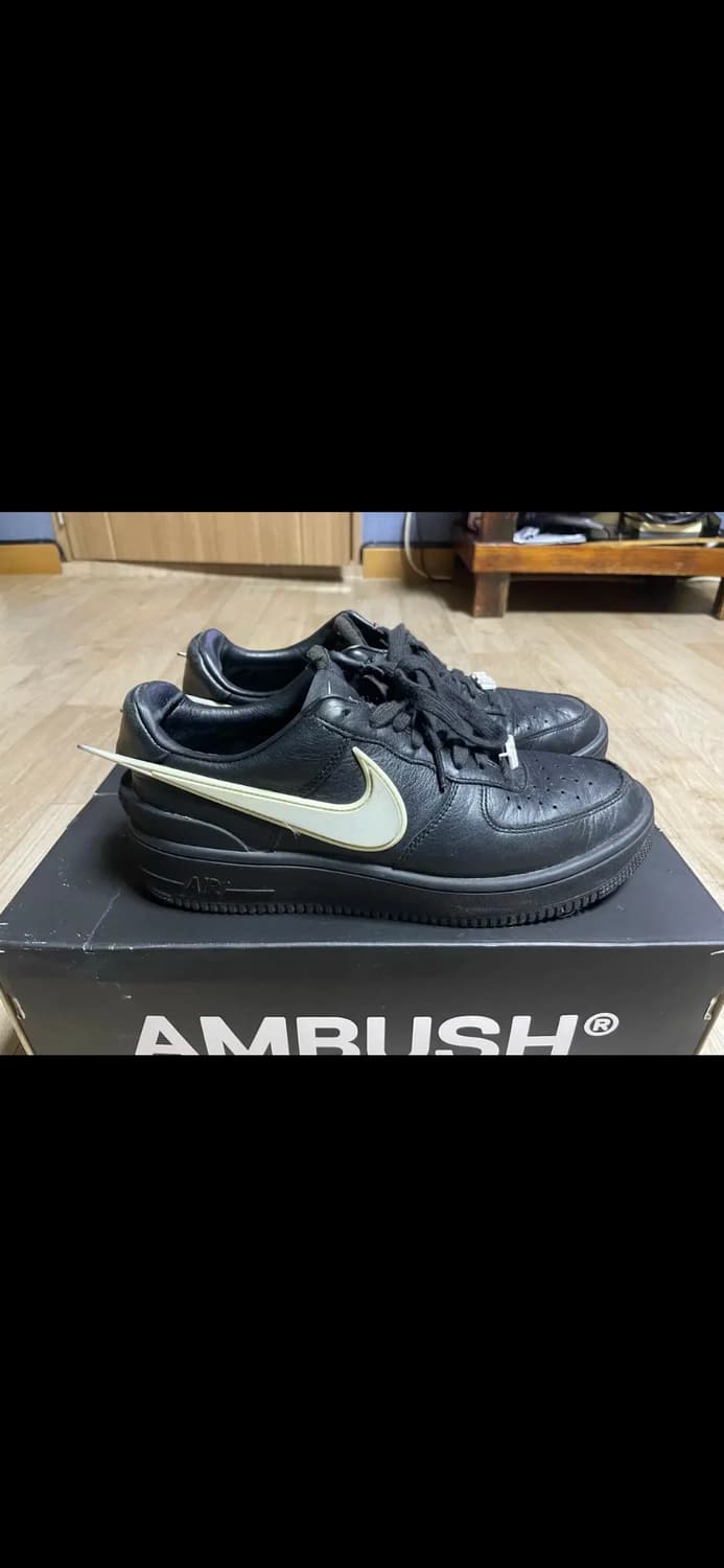 앰부쉬 에어포스 1 로우 블랙 270 상품이미지4