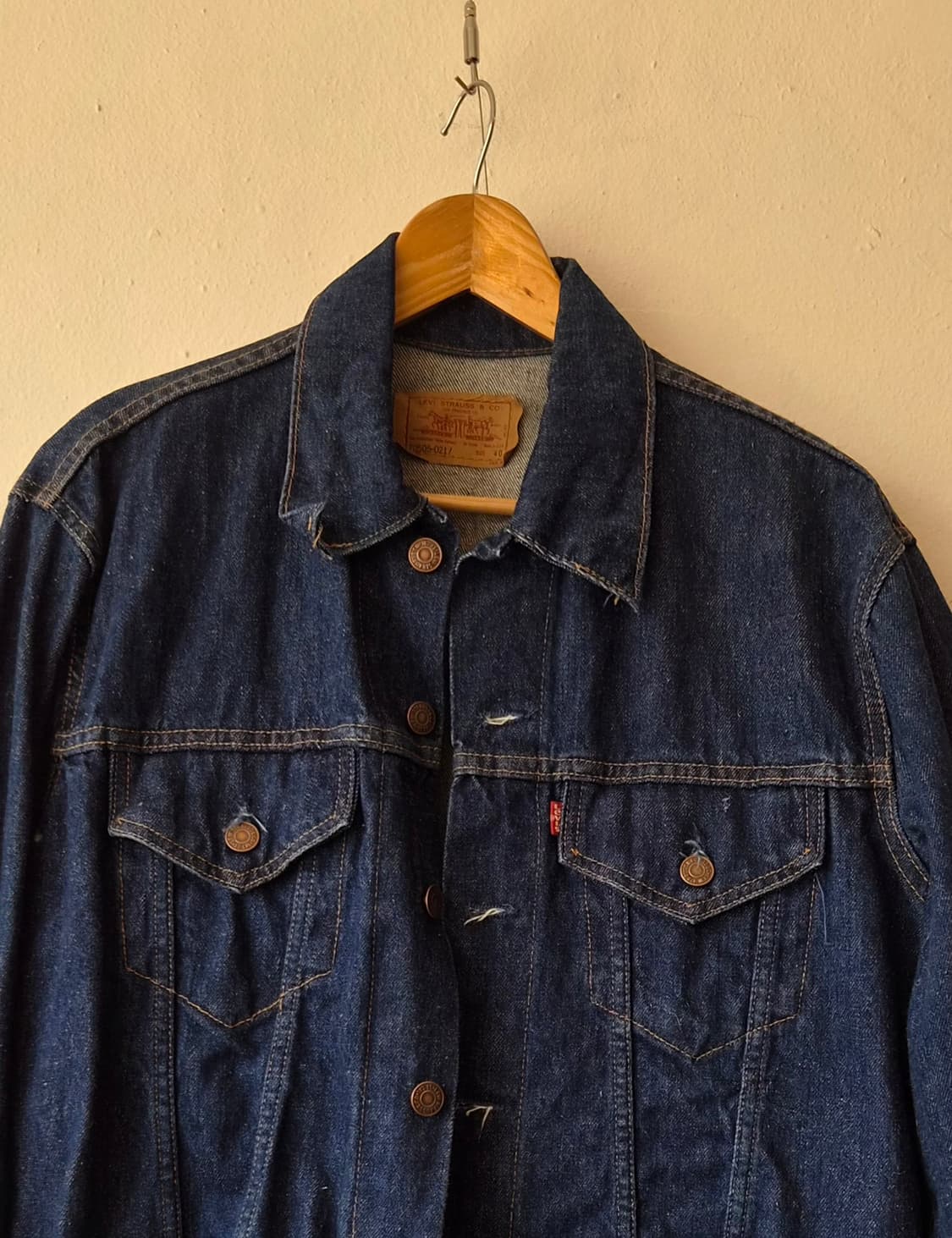 리바이스 USA 여성 진청데님자켓 40사이즈 상품이미지1
